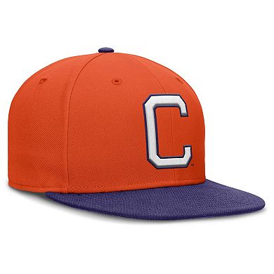Men's Nike Orange/Purple Clemson Tigers Two-Tone Primetime Performance Fitted Hat