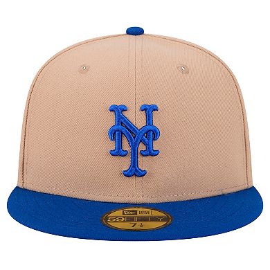 Men's New Era Khaki New York Mets 59FIFTY Fitted Hat