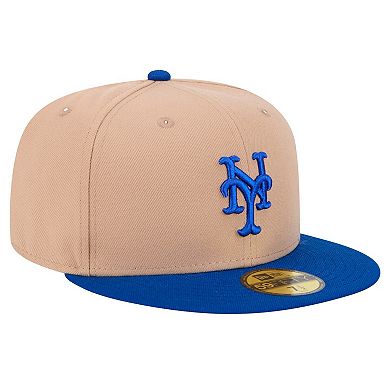 Men's New Era Khaki New York Mets 59FIFTY Fitted Hat