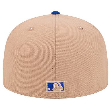 Men's New Era Khaki New York Mets 59FIFTY Fitted Hat