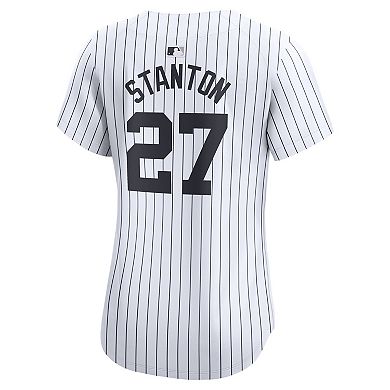 Women's Nike Giancarlo Stanton White New York Yankees Home Limited Player Jersey