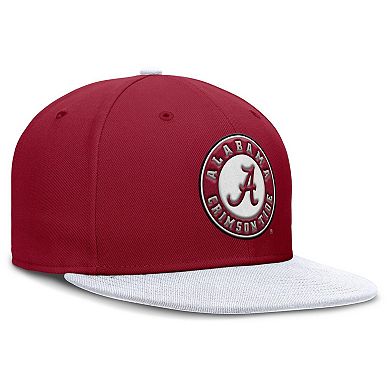 Men's Nike Crimson/White Alabama Crimson Tide Two-Tone Primetime Performance Fitted Hat