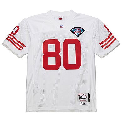 Men's Mitchell & Ness Jerry Rice White San Francisco 49ers 1994 Authentic Throwback Retired Player Jersey