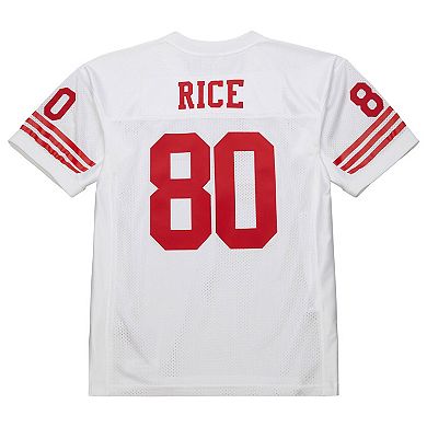Men's Mitchell & Ness Jerry Rice White San Francisco 49ers 1994 Authentic Throwback Retired Player Jersey