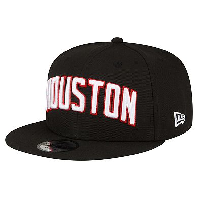 Men's New Era Black Houston Rockets Jersey Hook Statement Edition ...