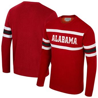 Unisex Uscape Apparel Crimson Alabama Crimson Tide Renew Knit Vintage Pullover Sweater
