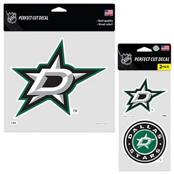 WinCraft Dallas Stars Three-Pack Perfect Cut Decals