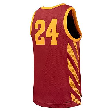 Men's Nike Cardinal Iowa State Cyclones Replica Basketball Jersey