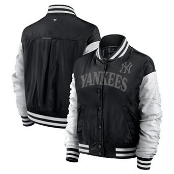 Women's Fanatics Black New York Yankees Elements Wave Full-Snap Jacket