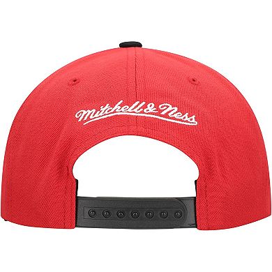 Men's Mitchell & Ness Red New Jersey Devils Soul Triple Up Snapback Hat