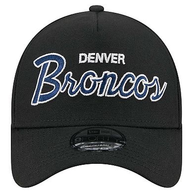 Men's New Era Black Denver Broncos Smith 9FORTY Adjustable hat