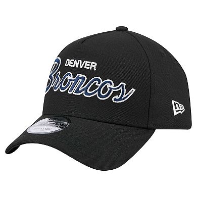 Men's New Era Black Denver Broncos Smith 9FORTY Adjustable hat
