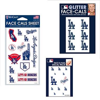 WinCraft Los Angeles Dodgers 4" x 7" Waterless Tattoos Set
