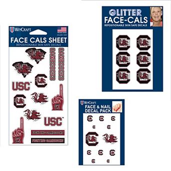 WinCraft South Carolina Gamecocks 4" x 7" Waterless Tattoos Set