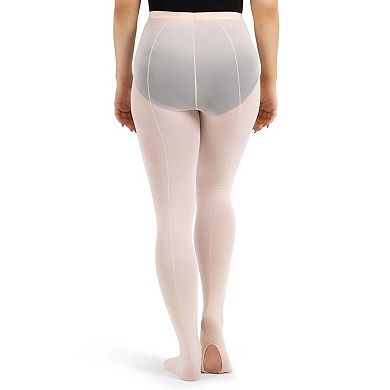 Capezio Mesh Transition Tight w/ Mock Seam