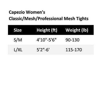 Capezio Mesh Transition Tight w/ Mock Seam - Adult
