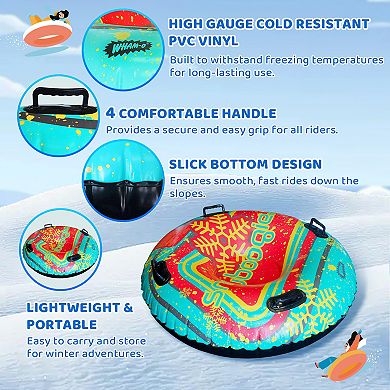 Wham-O Snowboogie Inflatable Snow Tube, 48" Air Tube