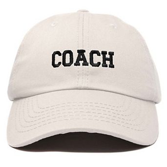Dalix Coach Embroidered Sports Dad Cap