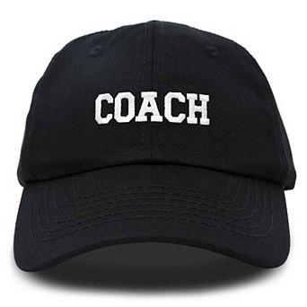 Dalix Coach Embroidered Sports Dad Cap