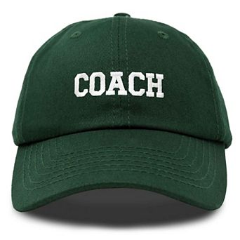 Dalix Coach Embroidered Sports Dad Cap