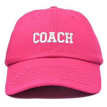 Dalix Coach Embroidered Sports Dad Cap