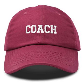 Dalix Coach Embroidered Sports Dad Cap