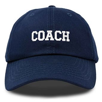 Dalix Coach Embroidered Sports Dad Cap