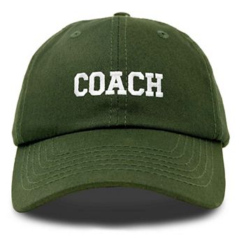 Dalix Coach Embroidered Sports Dad Cap