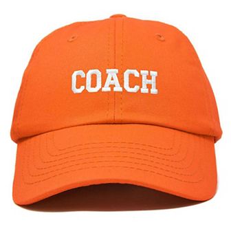 Dalix Coach Embroidered Sports Dad Cap