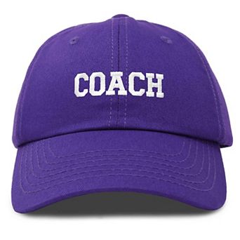 Dalix Coach Embroidered Sports Dad Cap