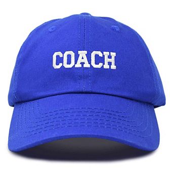 Dalix Coach Embroidered Sports Dad Cap
