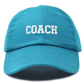 Dalix Coach Embroidered Sports Dad Cap