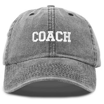 Dalix Coach Embroidered Sports Dad Cap