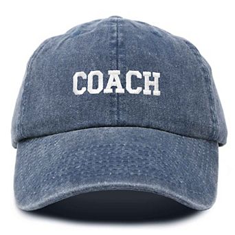 Dalix Coach Embroidered Sports Dad Cap