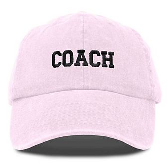 Dalix Coach Embroidered Sports Dad Cap