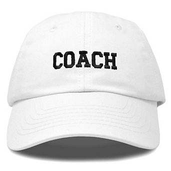 Dalix Coach Embroidered Sports Dad Cap