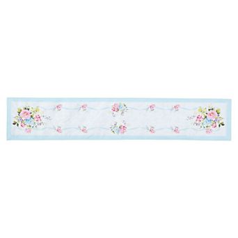 Rose Cottage Engineered Table Runner, 13"x70"