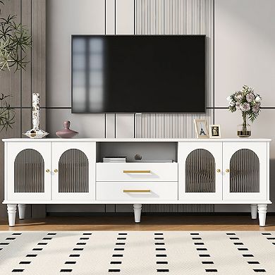 Merax 68.9'' Retro TV Stand for TVs up to 75 Inches