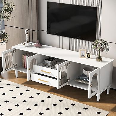 Merax 68.9'' Retro TV Stand for TVs up to 75 Inches