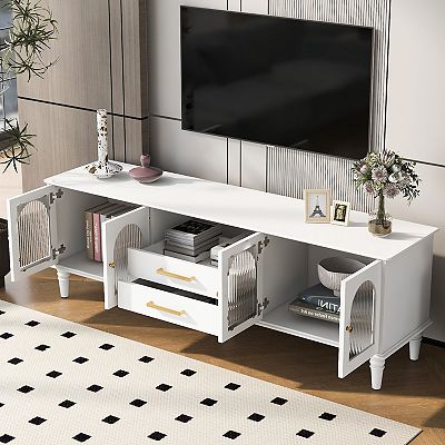 Merax 68.9'' Retro TV Stand for TVs up to 75 Inches