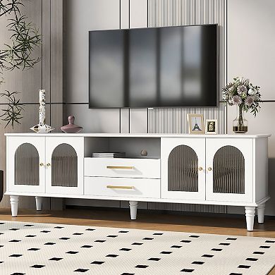 Merax 68.9'' Retro TV Stand for TVs up to 75 Inches