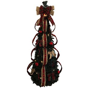 BrylaneHome Fully Decorated Pre-Lit 4 1/2' Pop-Up Christmas Tree