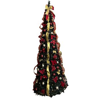 BrylaneHome 7 1/2 Ft. Pre-Lit Pop-Up Christmas Tree With Remote