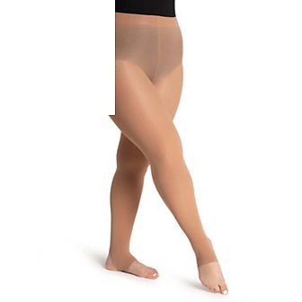 Capezio Ultra Soft Self Knit Waistband Stirrup Tight - Adult