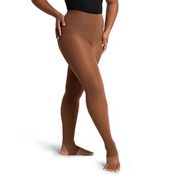 Capezio Ultra Soft Self Knit Waistband Stirrup Tight - Adult