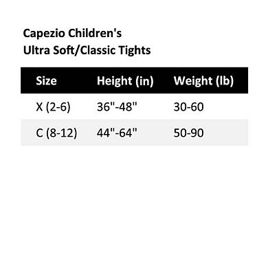 Capezio Footless Tight w Self Knit Waist Band - Toddler