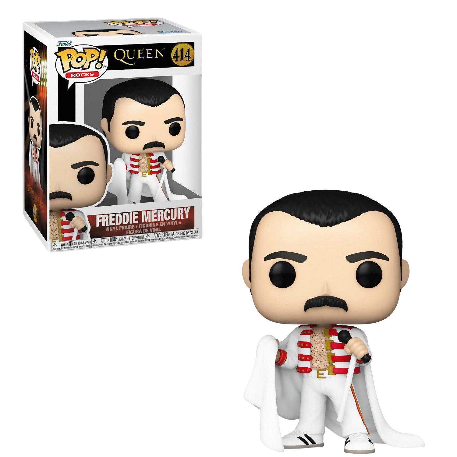 Детская фигурка Funko Pop! Queen - Freddie Mercury with Cape #414