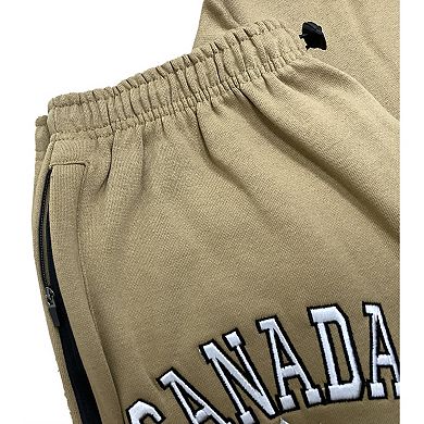 Men Classic Pullover Canada Print Sweatsuit