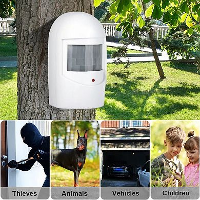 Wireless Driveway Alarm Infrared Motion Sensor Security System