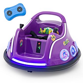 12v Electric Ride On Car With Remote Control And Flashing Led Lights